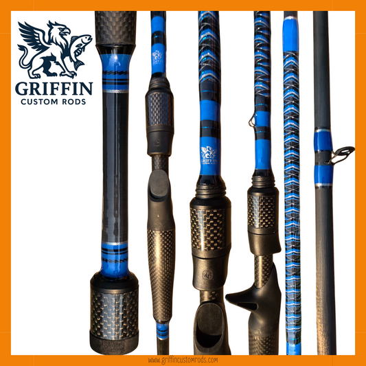 Prebuilt Rod - Casting - Saw Blade and Chevron