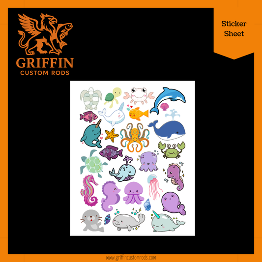 Sea Creature Cuties Sticker Sheet