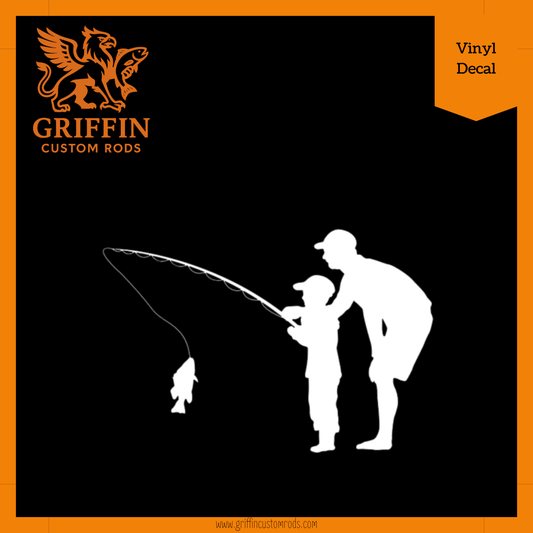 Father and Son Fishing Vinyl Decal