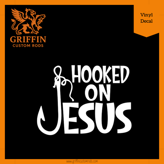 Hooked on Jesus Vinyl Decal