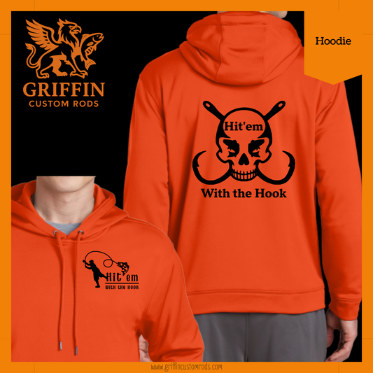 Branded Hooded Sweatshirts - Hit 'em With the Hook