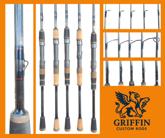 PreBuilt Spinning Rod (Red)