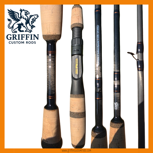 Prebuilt Casting Rod - Black/Copper