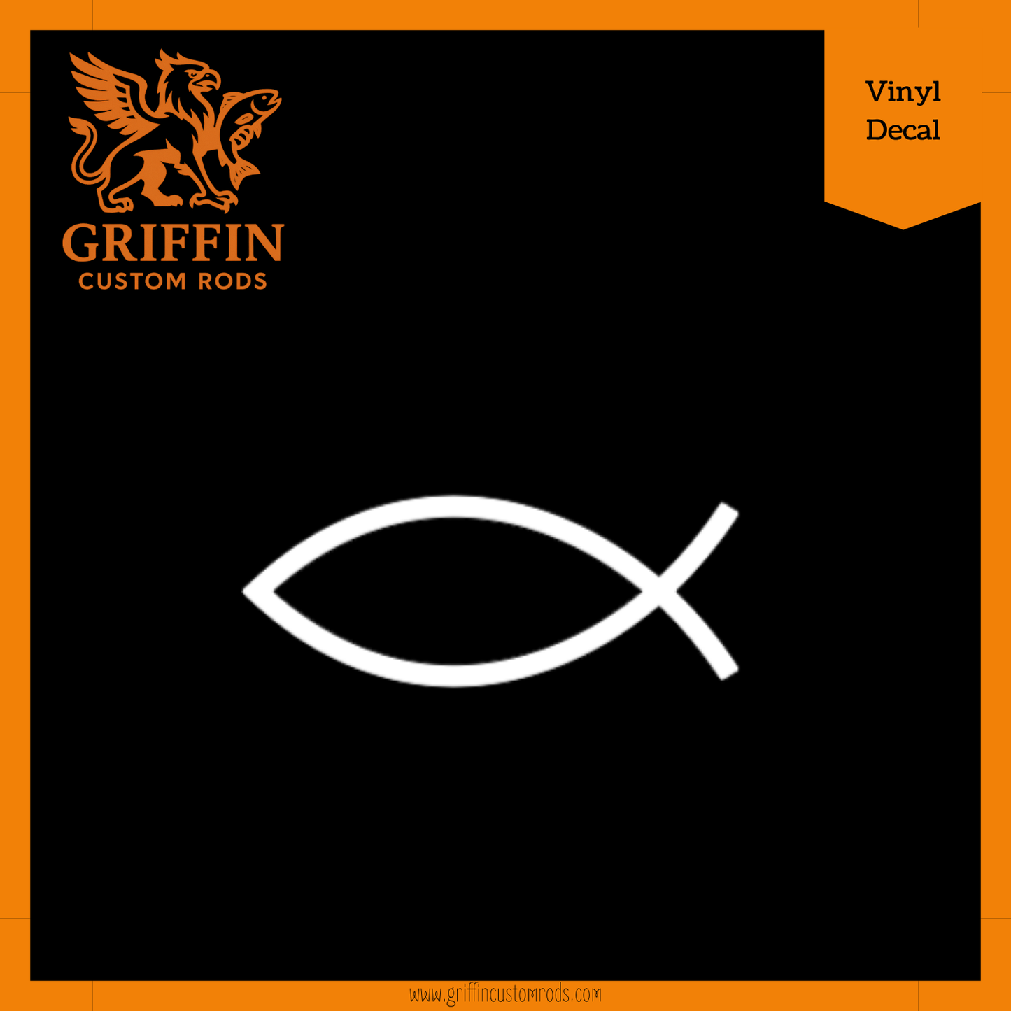 Jesus Fish Vinyl Decal
