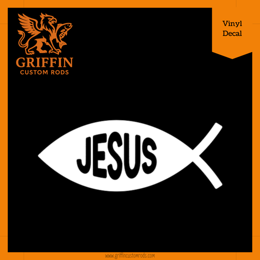 Jesus Fish - Jesus Vinyl Decal - Solid